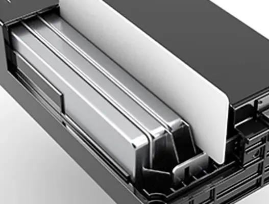 Large silver battery